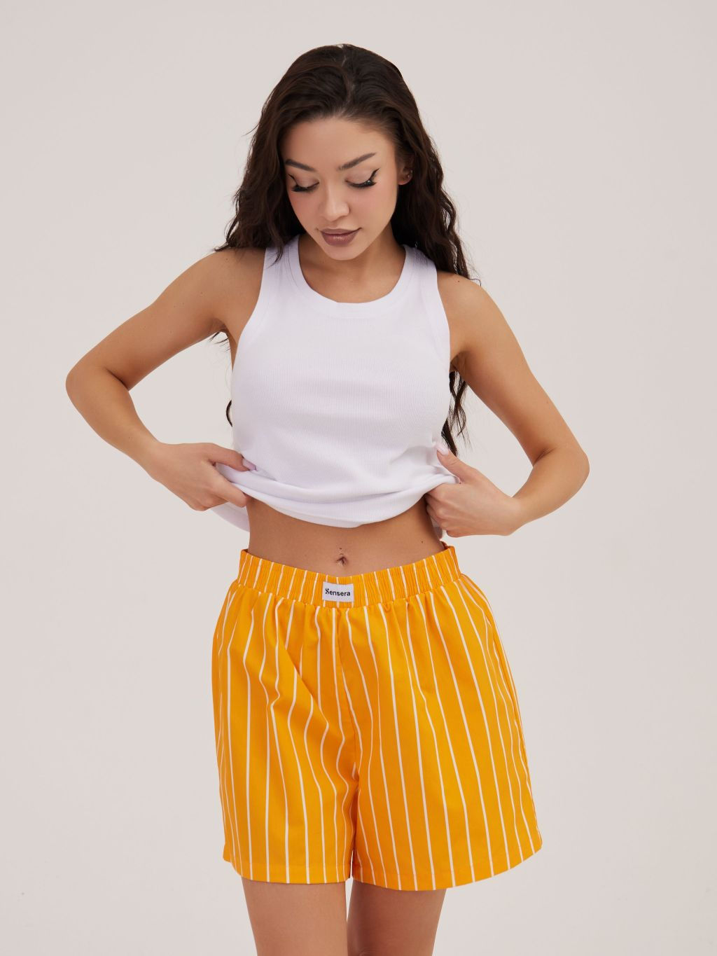Набор: шорты жен и майка Derin QR цветной - Sensera фото 5