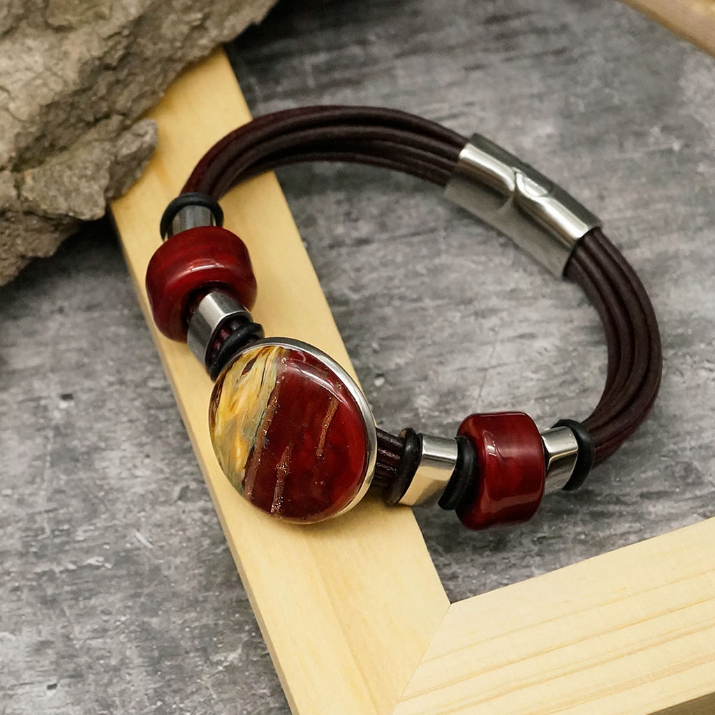 Браслет из муранского стекла