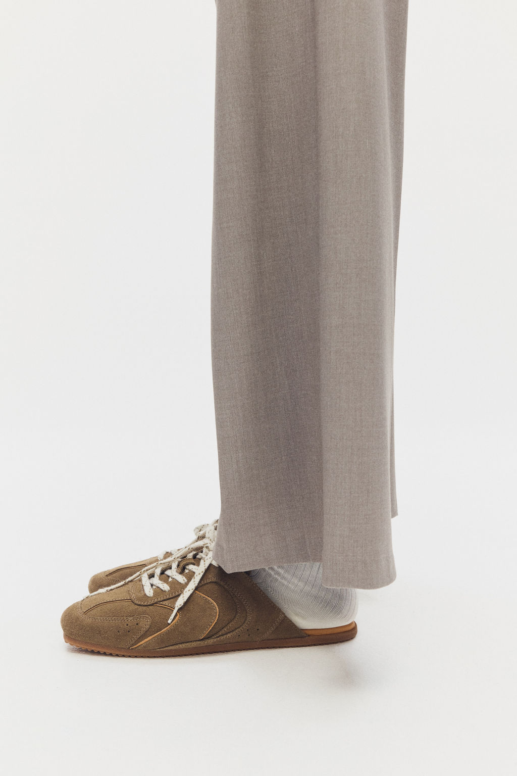 Mules de ante estilo deportivas - H&m фото 5