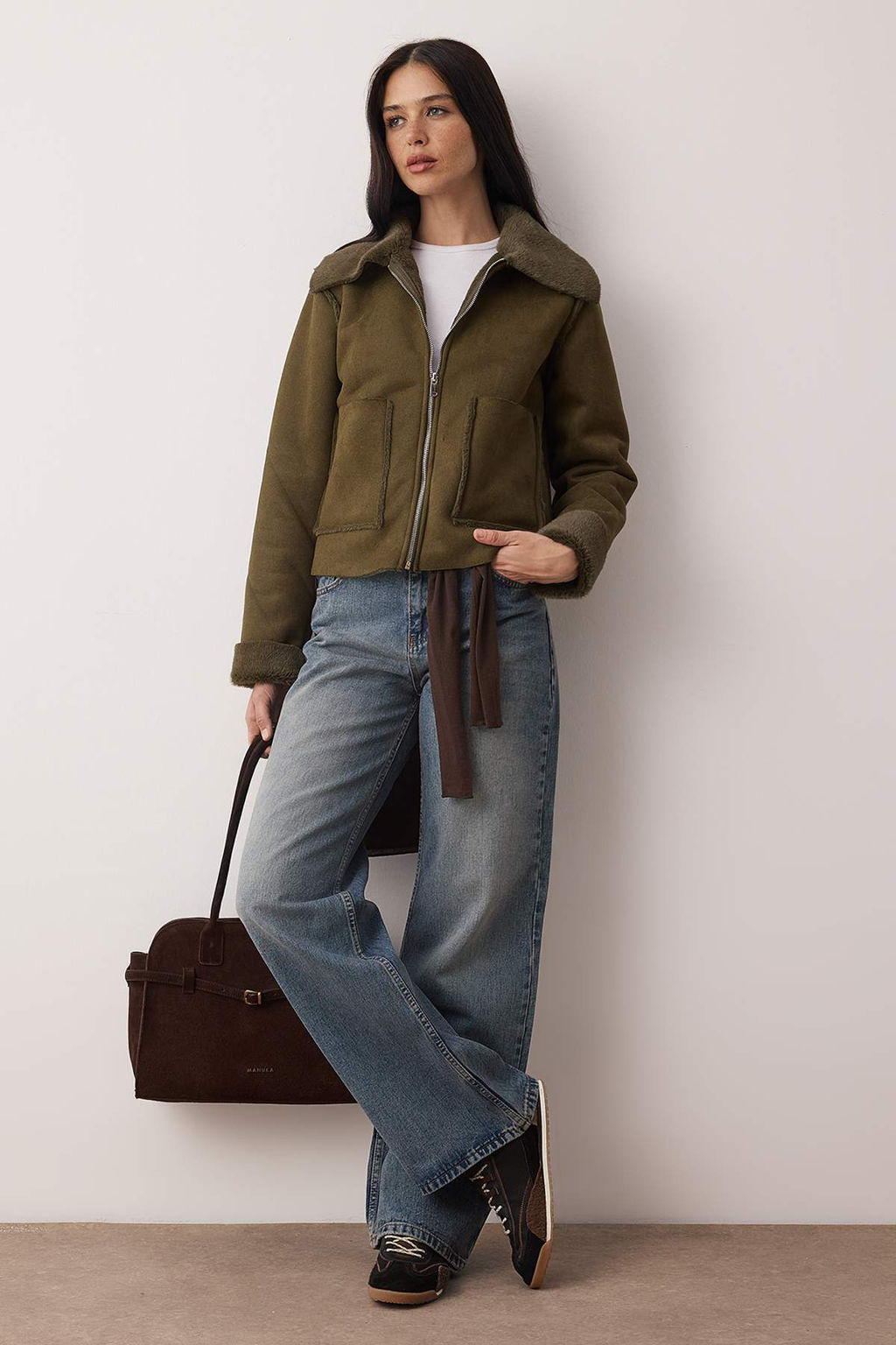 Koyu Kahverengi Regular Mont TWOAW26MO00166 - Trendyolmilla фото 8