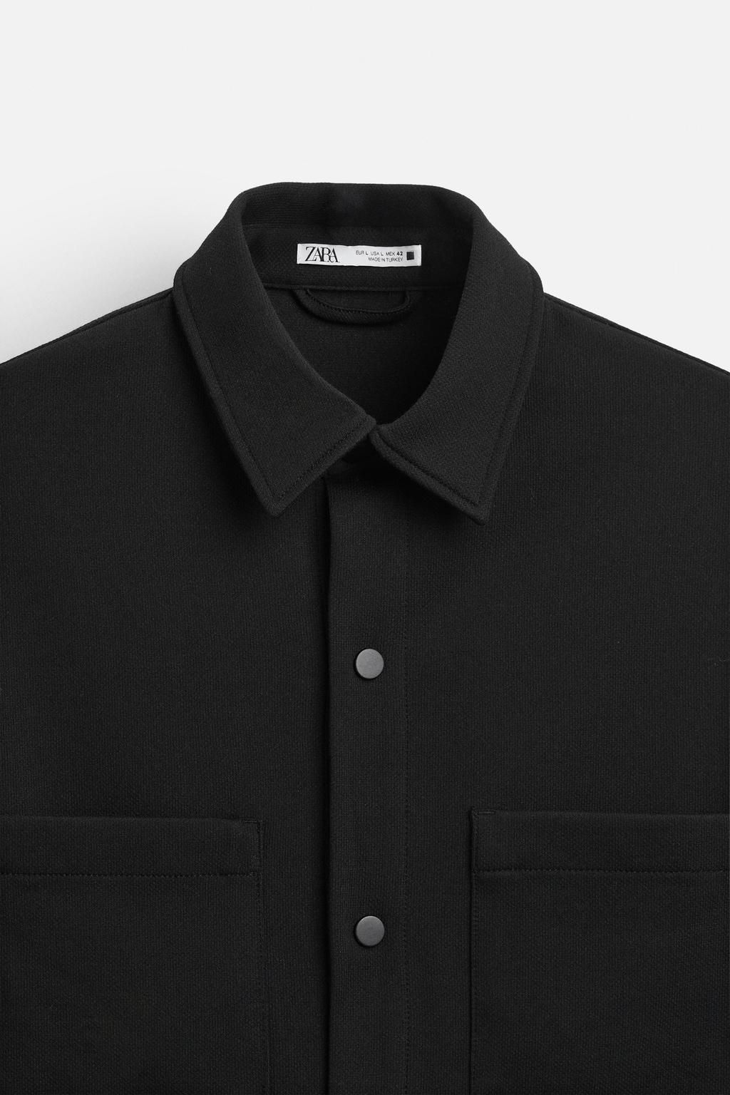 TEXTURED COMFORT OVERSHIRT - Zara фото 18