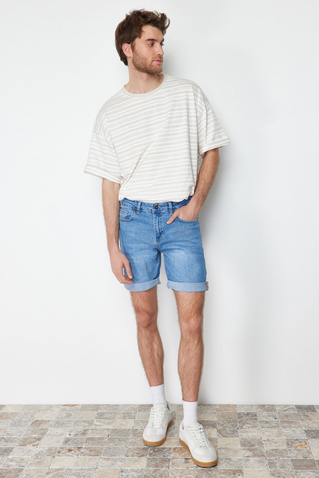 Mavi Skinny Fit Denim Kot Sort TMNSS21SR0486