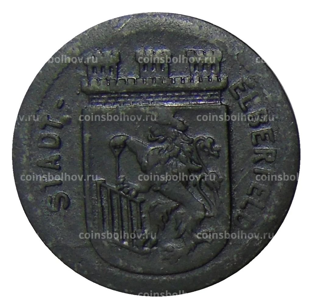 50 пфеннигов 1917 года Германия Нотгельд Элберфельд