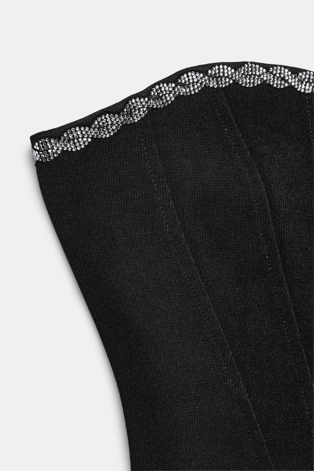 TOP CORSETERO STRETCH BRILLOS / Negro - Zara фото 6