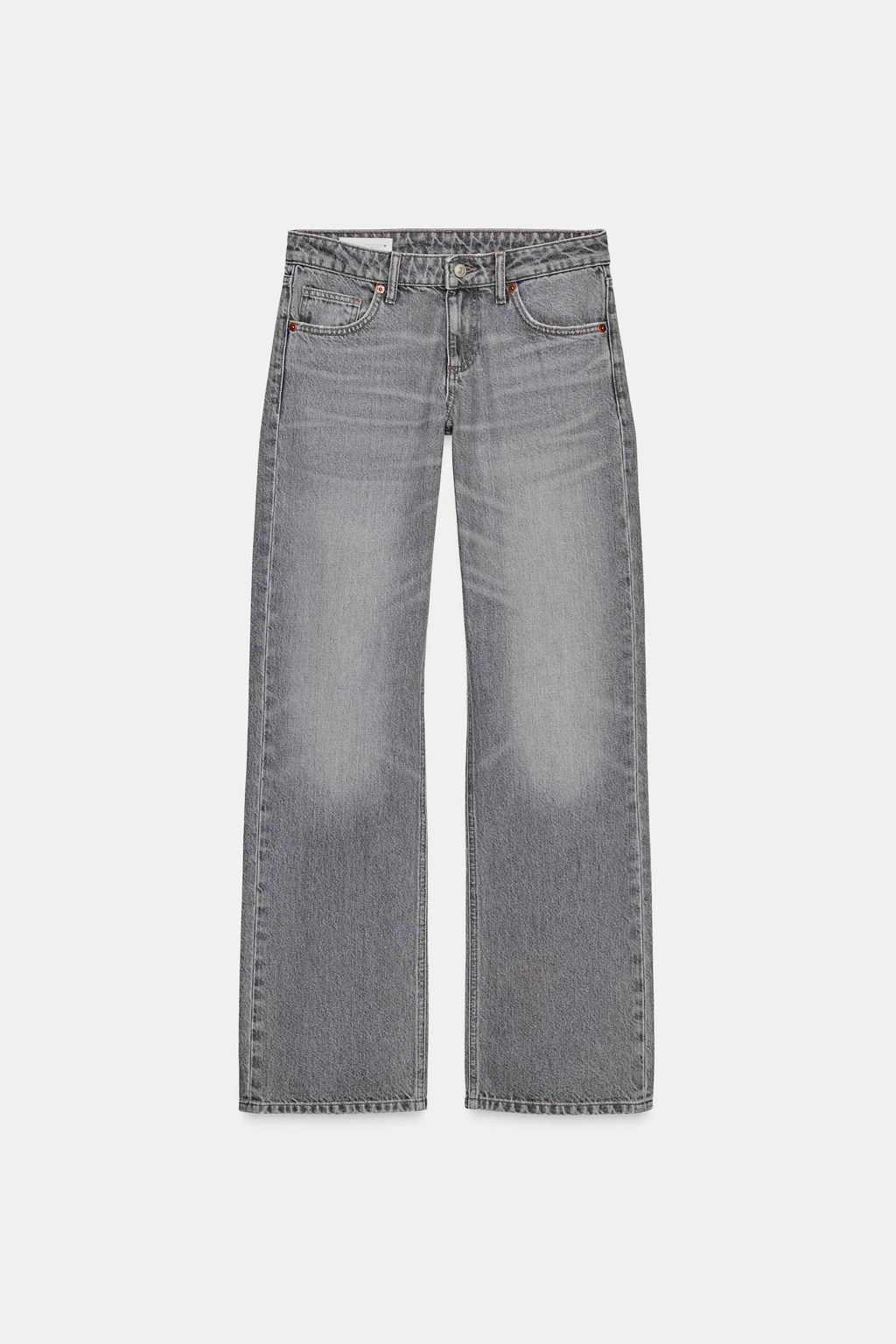 TRF WIDE-LEG LOW-RISE JEANS - Zara фото 15