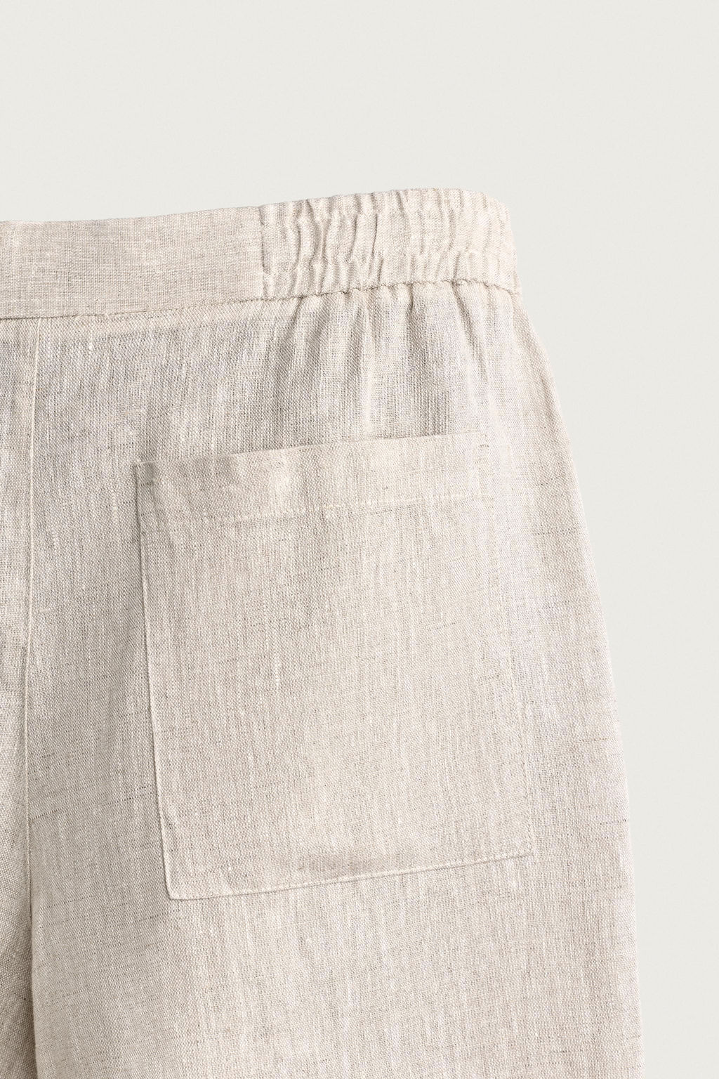 BERMUDA RELAXED FIT 100% LINO / Beige claro - Zara фото 13