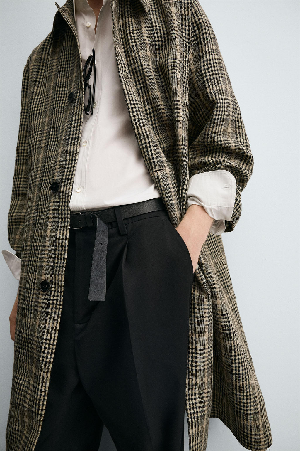 LIMITED EDITION WOOL - LINEN COAT - Zara фото 7
