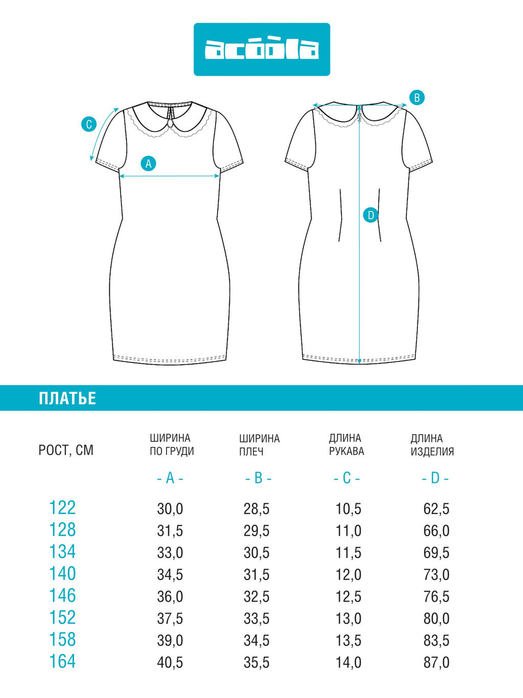 ACOOLA / Платье детское для девочек Soprano_NEW темно-синий  фото 4