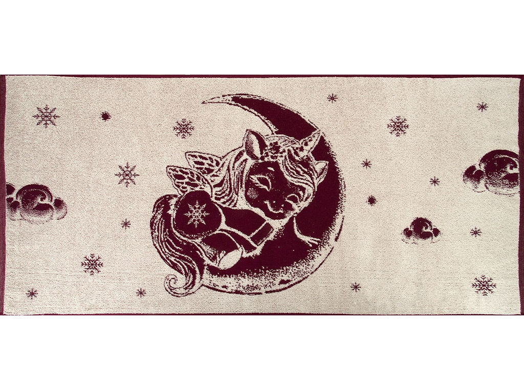 Полотенце махровое 6с102.411ж1 На луне (кр.дерево1) 67х150см