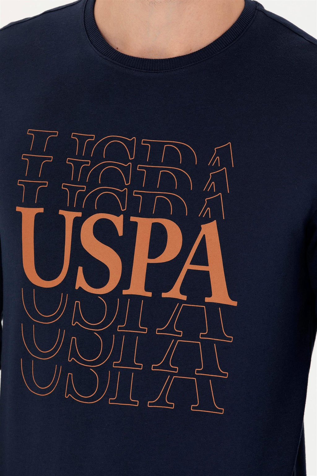 U. S. Polo Assn / Мужской темно-синий свитшот - U.s. polo assn фото 7