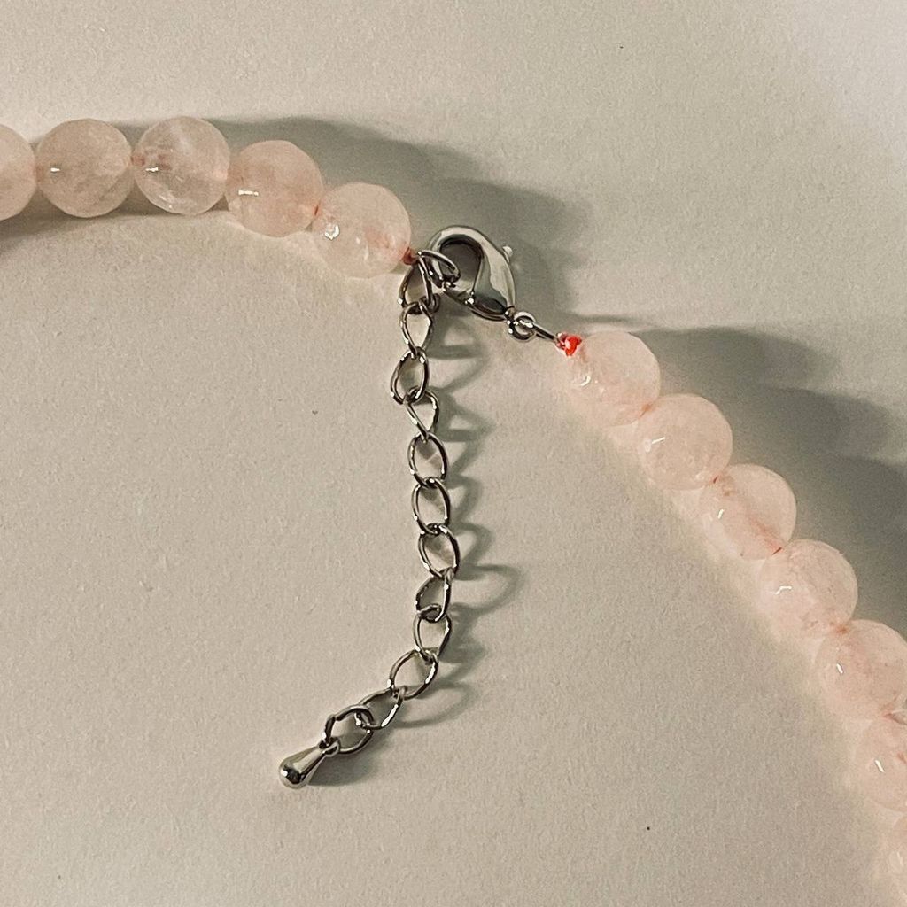 Бусы из Розового кварца огранка - Радуга самоцветов фото 5