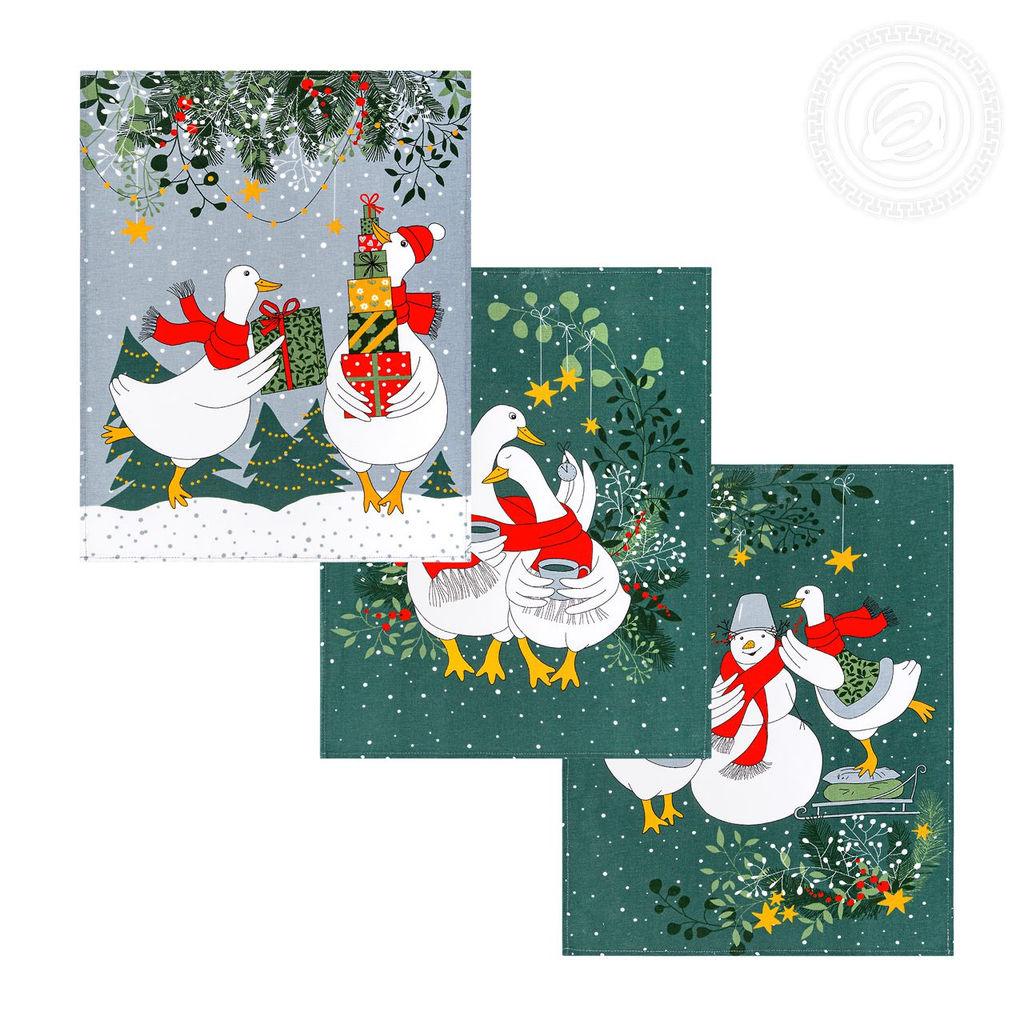 Набор полотенец из рогожки Почудим 45*60/3 шт. - 45*60 Полотенца из рогожки - Арт дизайн фото 2