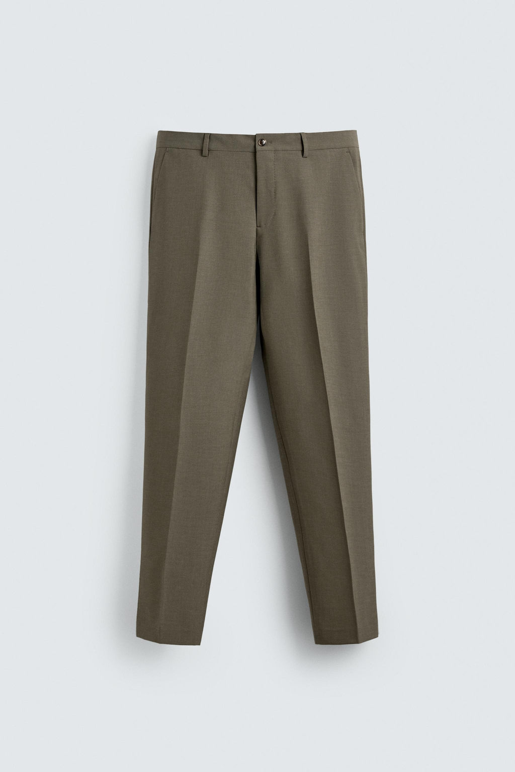 PANTAL?N REGULAR FIT TRAJE / Verde - Zara фото 5