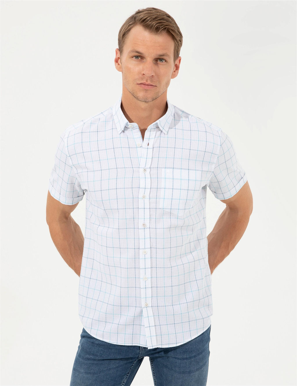Z_mr_t Regular Fit K_sa Kollu G_mlek - Pierre cardin фото 3