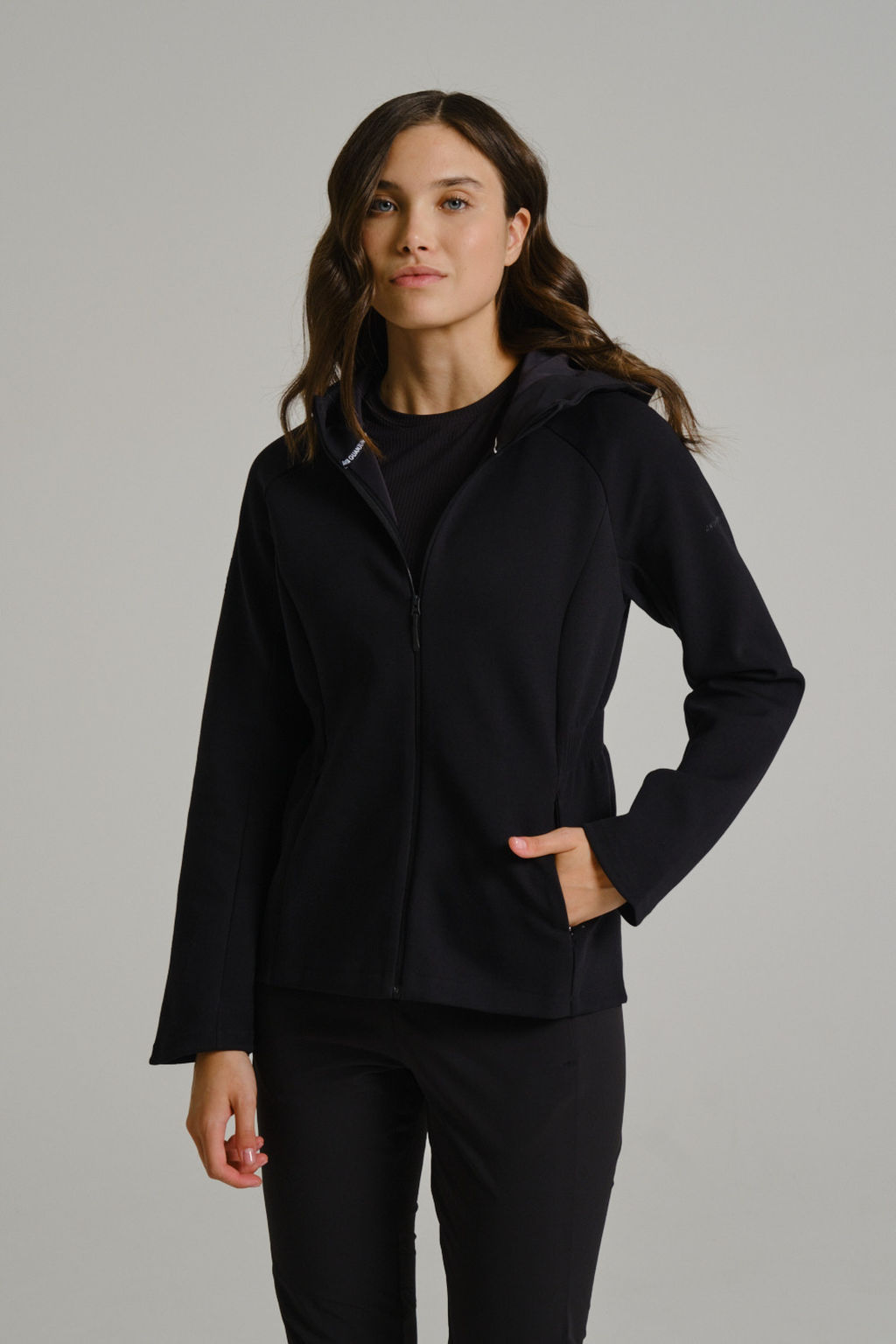 Толстовка на молнии Guanjun Черный