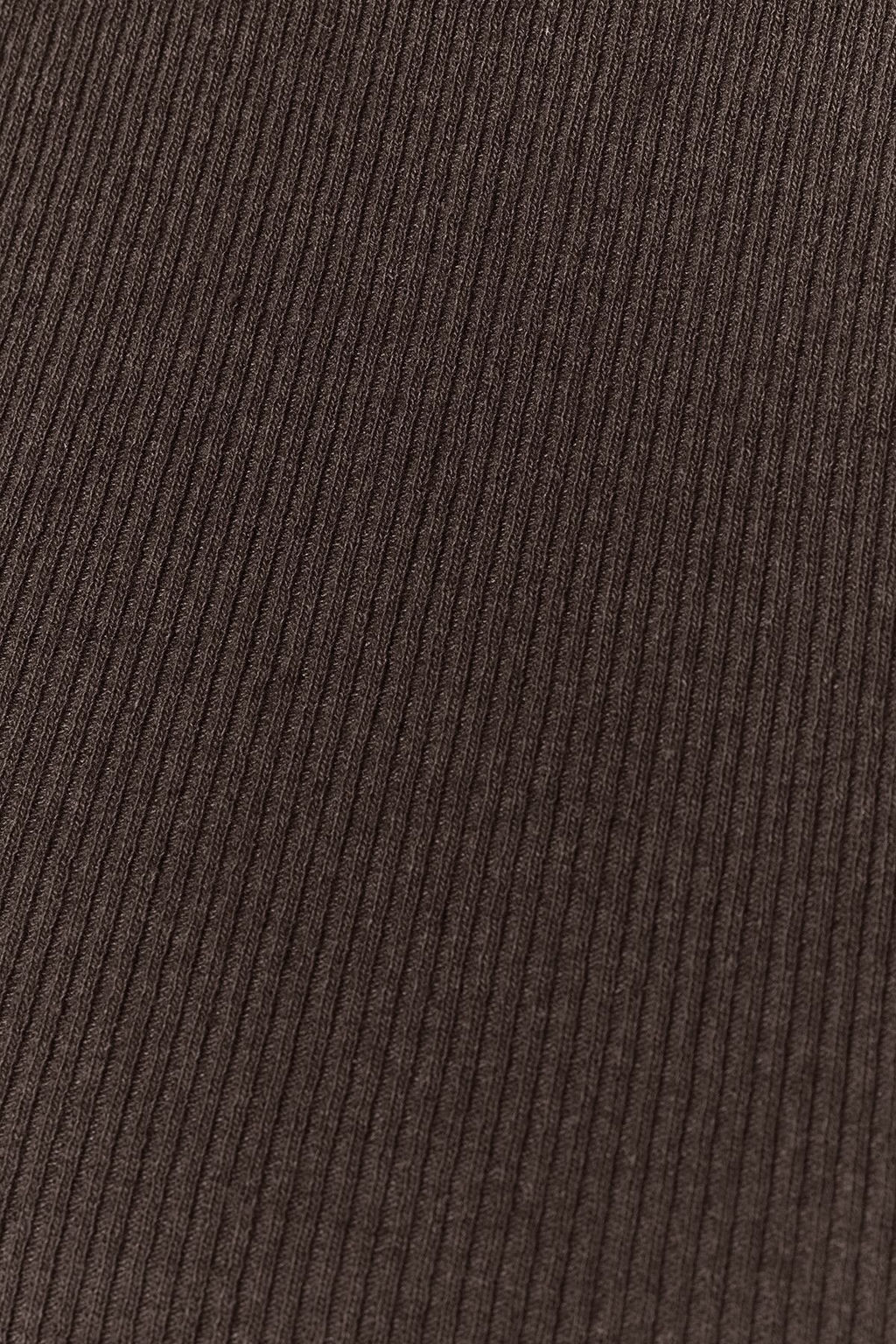 Kahverengi-Tas 2li Paket Vucuda Oturan Crop Halter Yaka Fitilli Esnek Orme Atlet TWOSS21AL0058