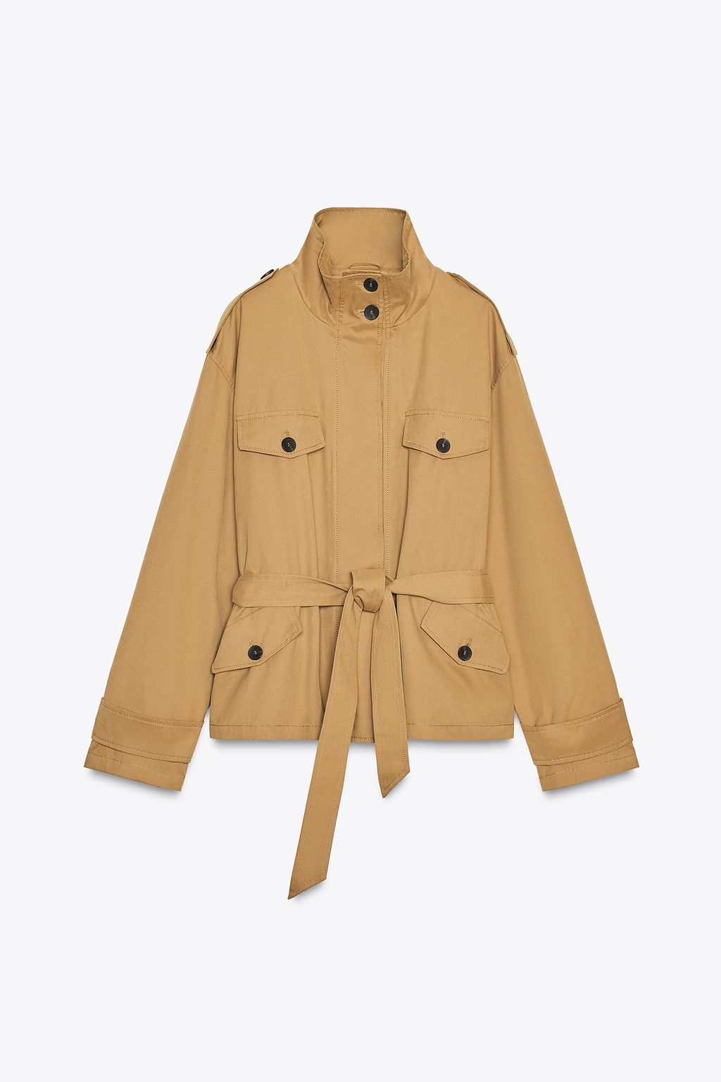 SHORT TRENCH COAT