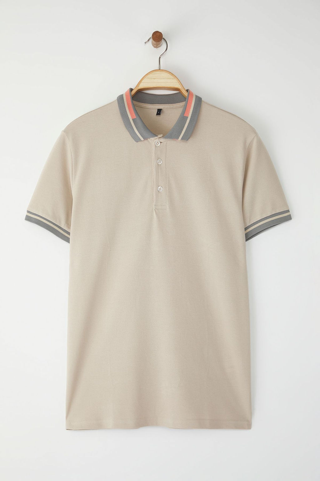 TRENDYOL MAN Tas Regular Polo Yaka Renk Bloklu Polo Yaka T-shirt TMNSS25PO00048 - Trendyolmilla фото 2