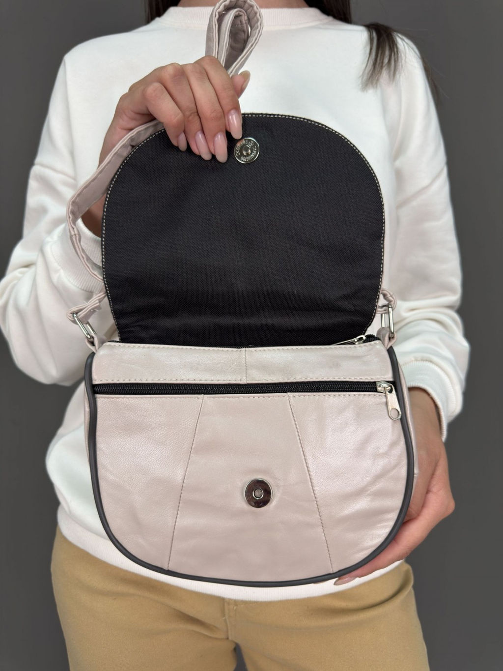 Сумка женская из телячьей кожи