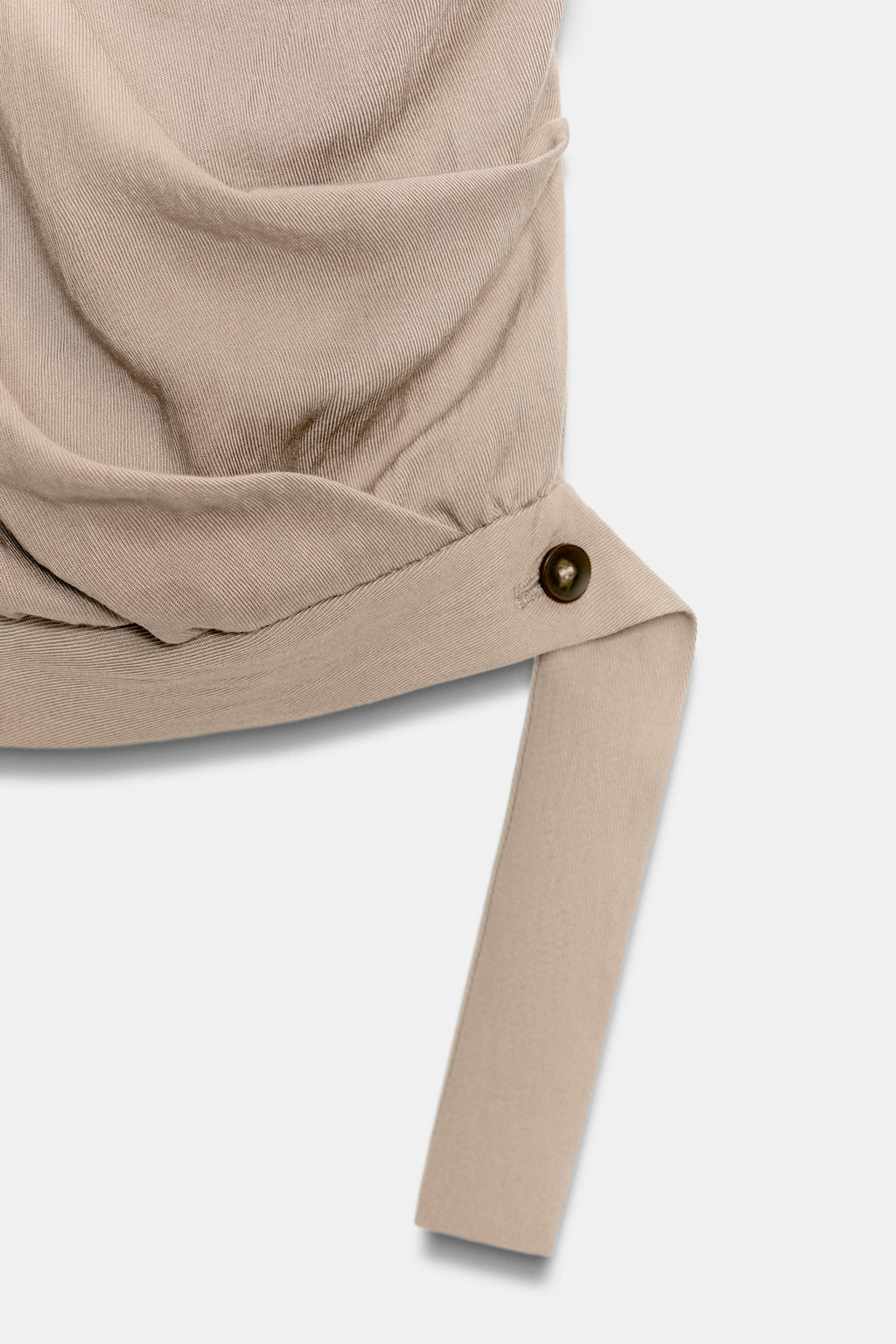SHORTS FLUIDOS PLIEGUES ZW COLLECTION / Gris topo - Zara фото 5