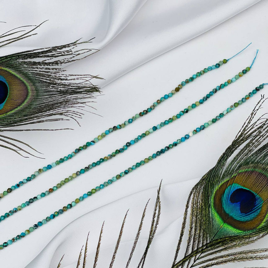 Бусины для украшений из Бирюзы (110 бусин)