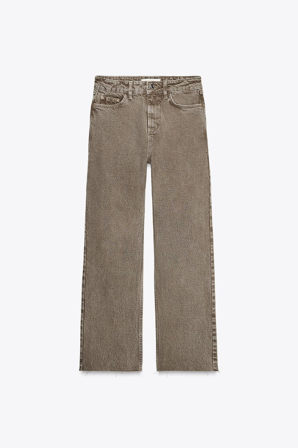 Z1975 STRAIGHT HIGH-WAIST ANKLE-LENGTH JEANS - Zara фото 6
