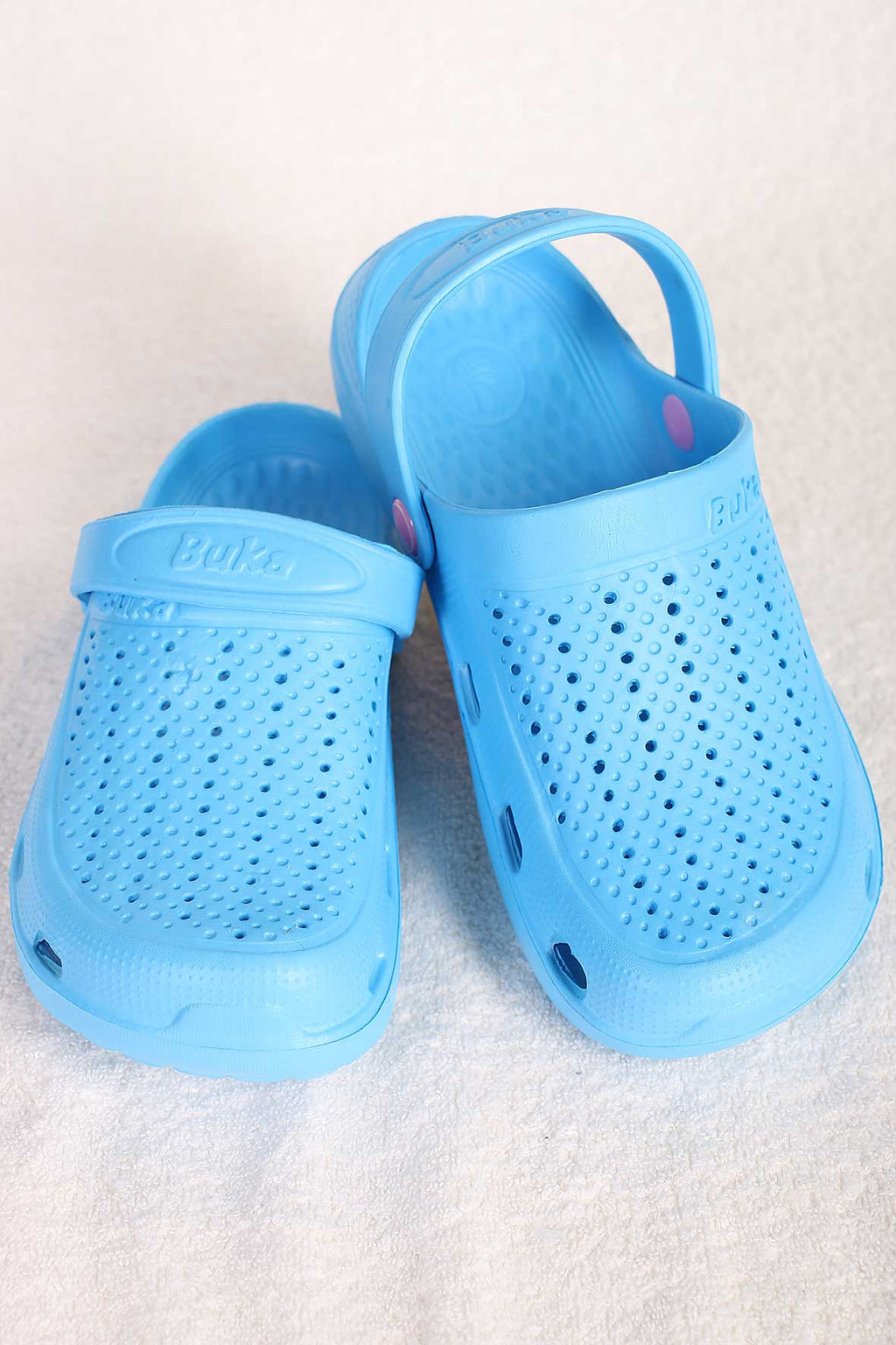 Кроксы синие