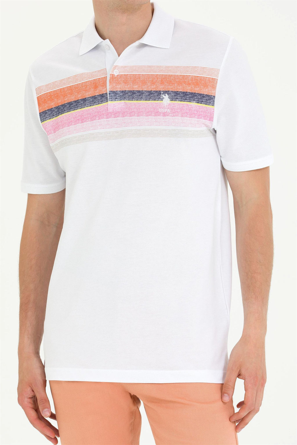 U. S. Polo Assn Мужская футболка с воротником-поло Brick - U.s. polo assn фото 13