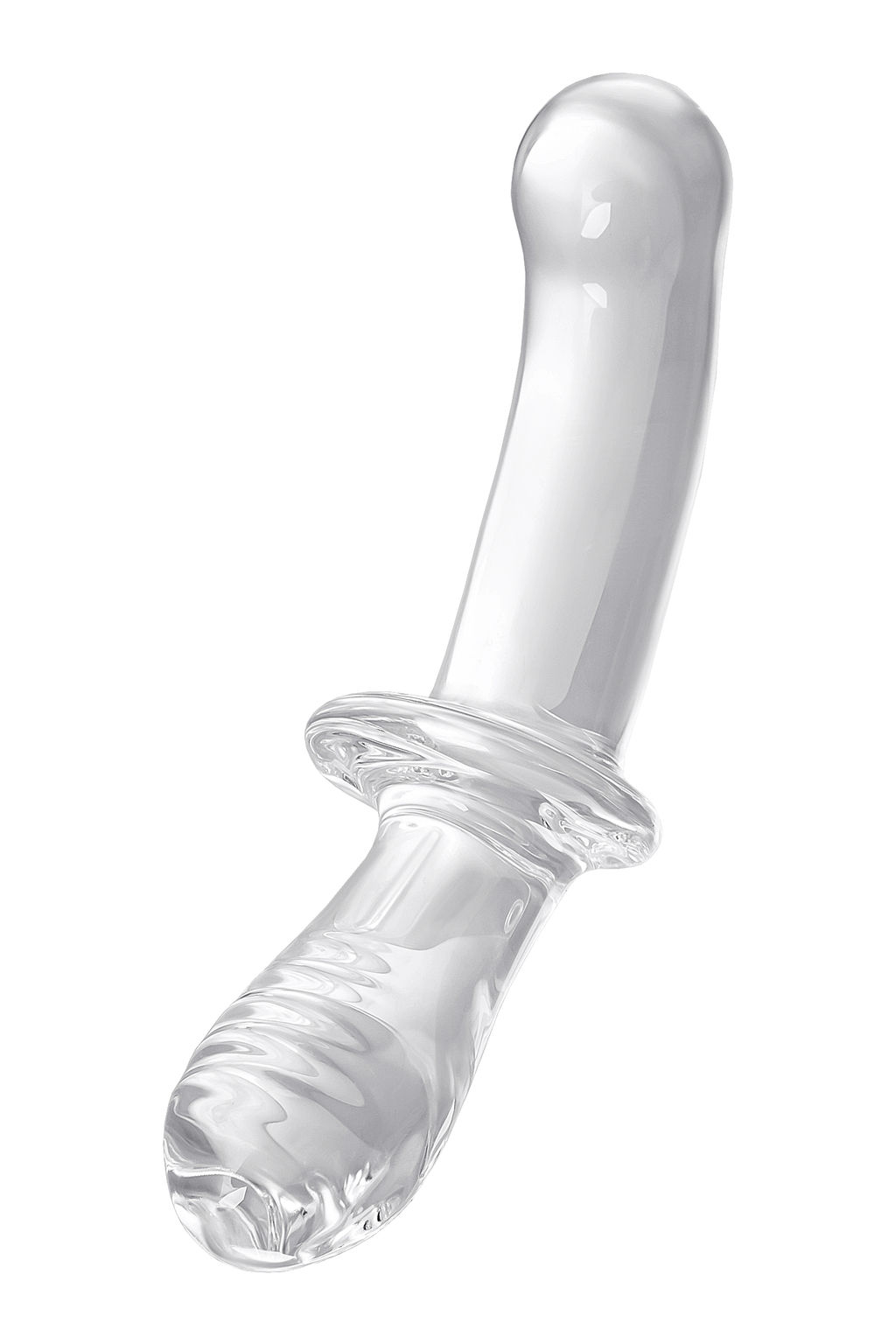 Двусторонний фаллоимитатор Satisfyer Double Crystal, стекло, прозрачный, 19,5 см  фото 2