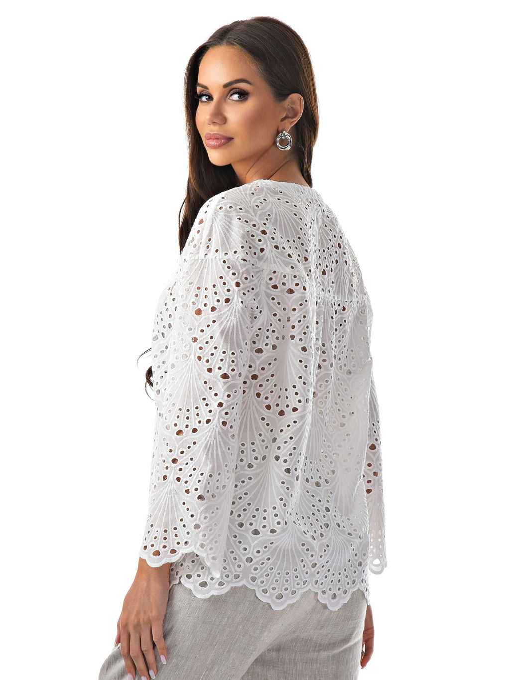 блузка кружево 100% хлопок - А+б коллекция фото 7