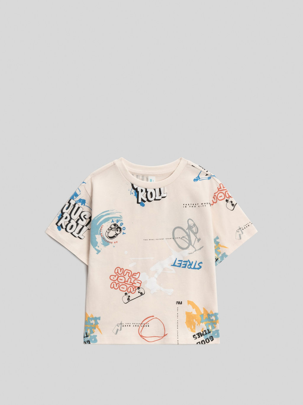 Футболка детская для мальчиков Acoola Brownie кремовая  фото 3