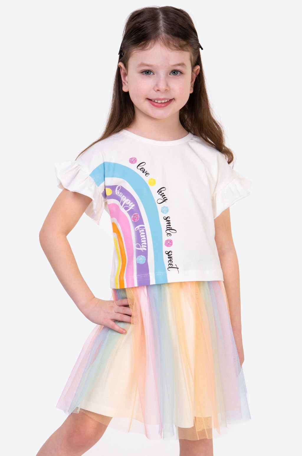 Летний костюм для девочки Bonito  фото 8