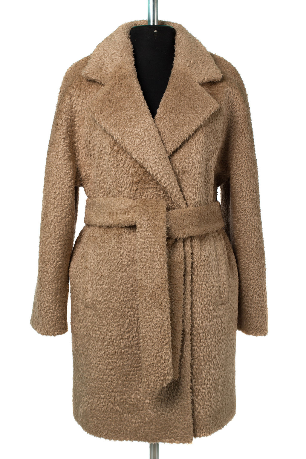 02-3073 Пальто женское утепленное (пояс) - El podio фото 7