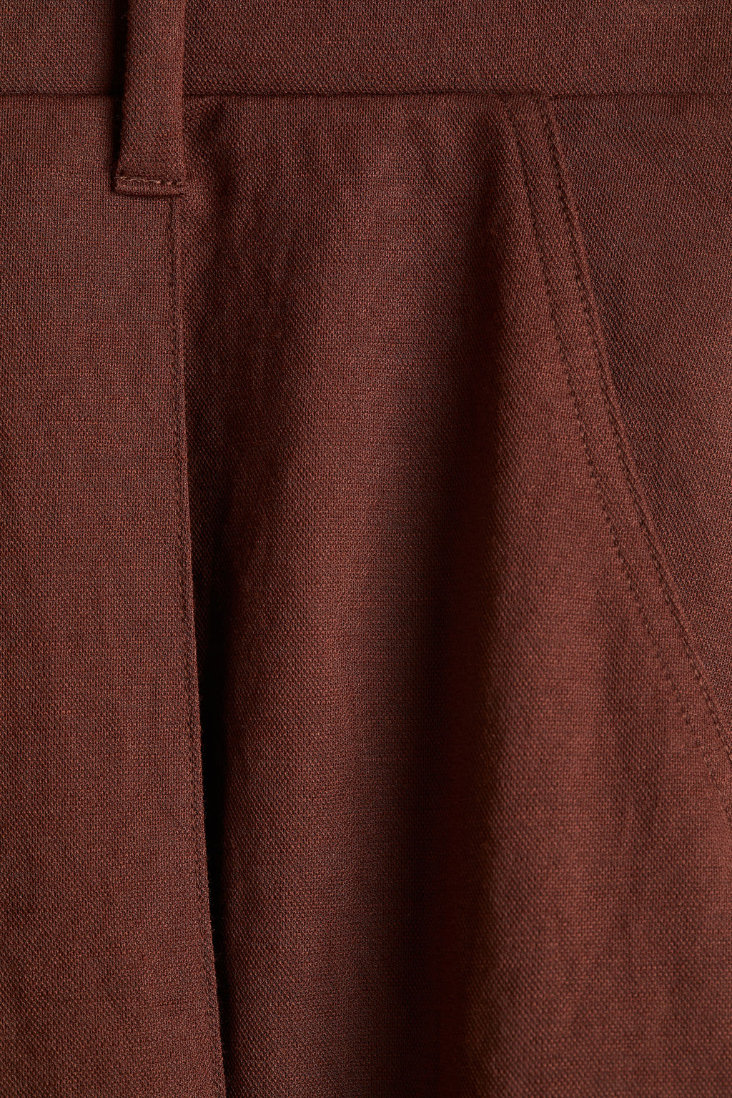 Pantal?n corto en piqu? con cintur?n - H&m фото 6