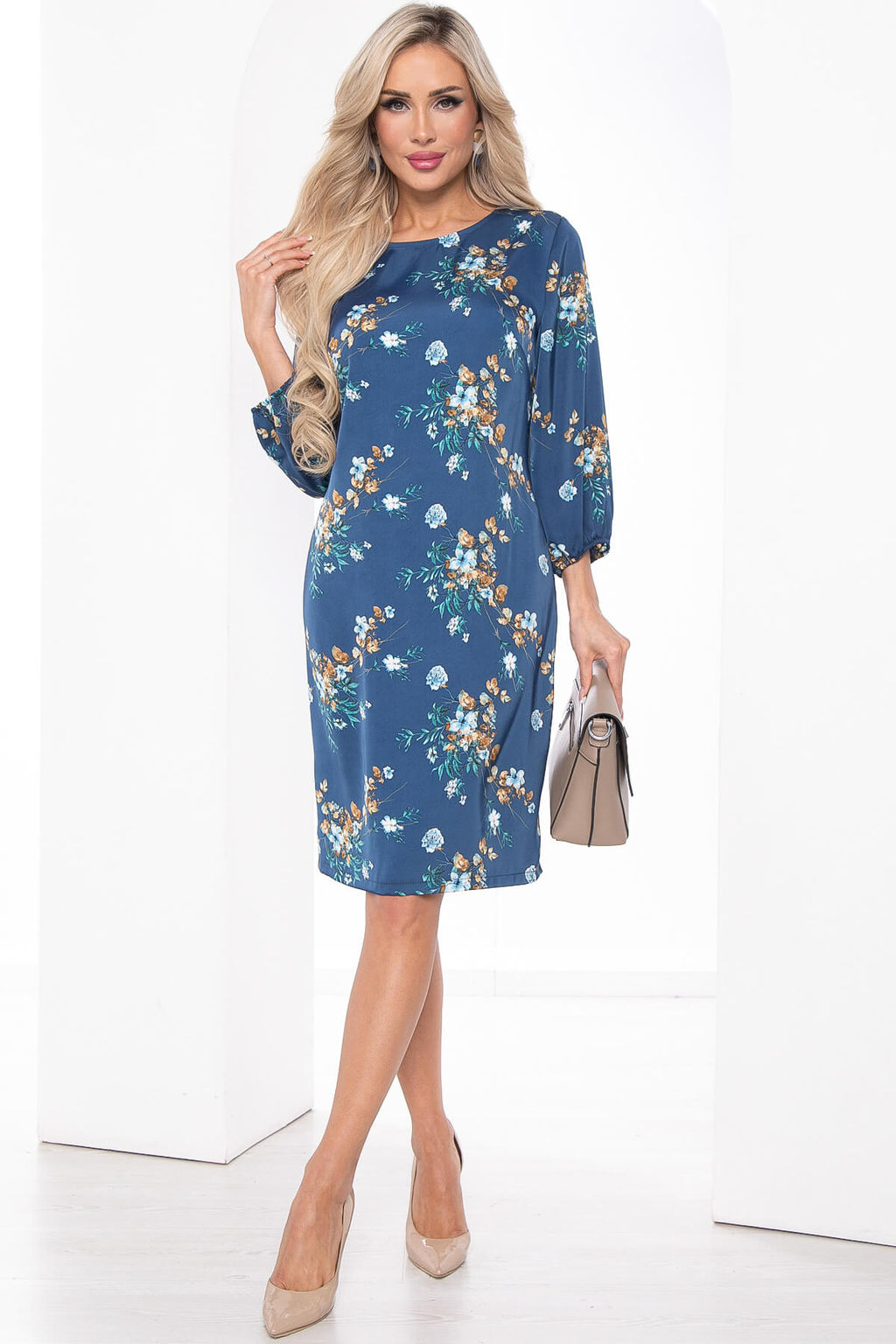 Платье Твоя история (синее) П8453 - Lt collection фото 13