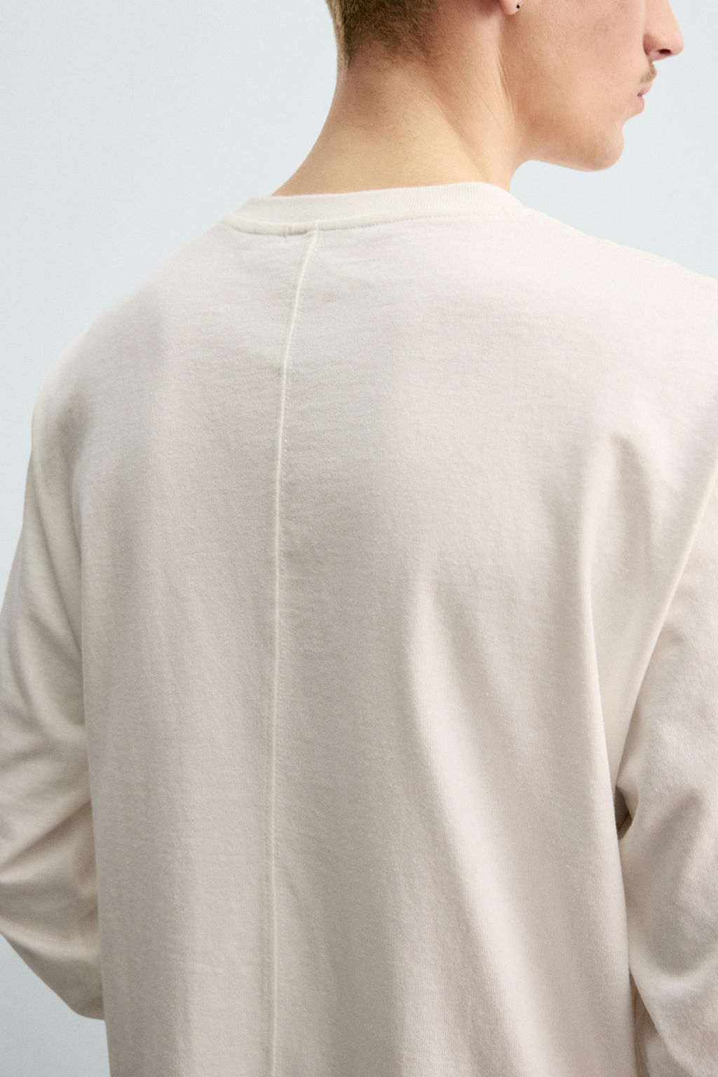 MEDIUM WEIGHT ORIGINS LONG SLEEVE T-SHIRT - Zara фото 14