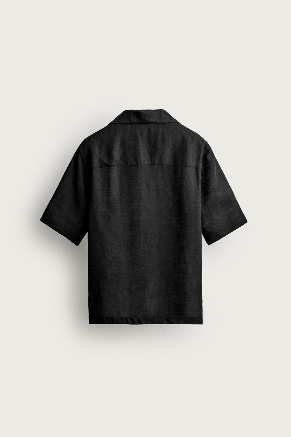 CAMISA FLUIDA ESTAMPADO ABSTRACTO / Negro - Zara фото 7