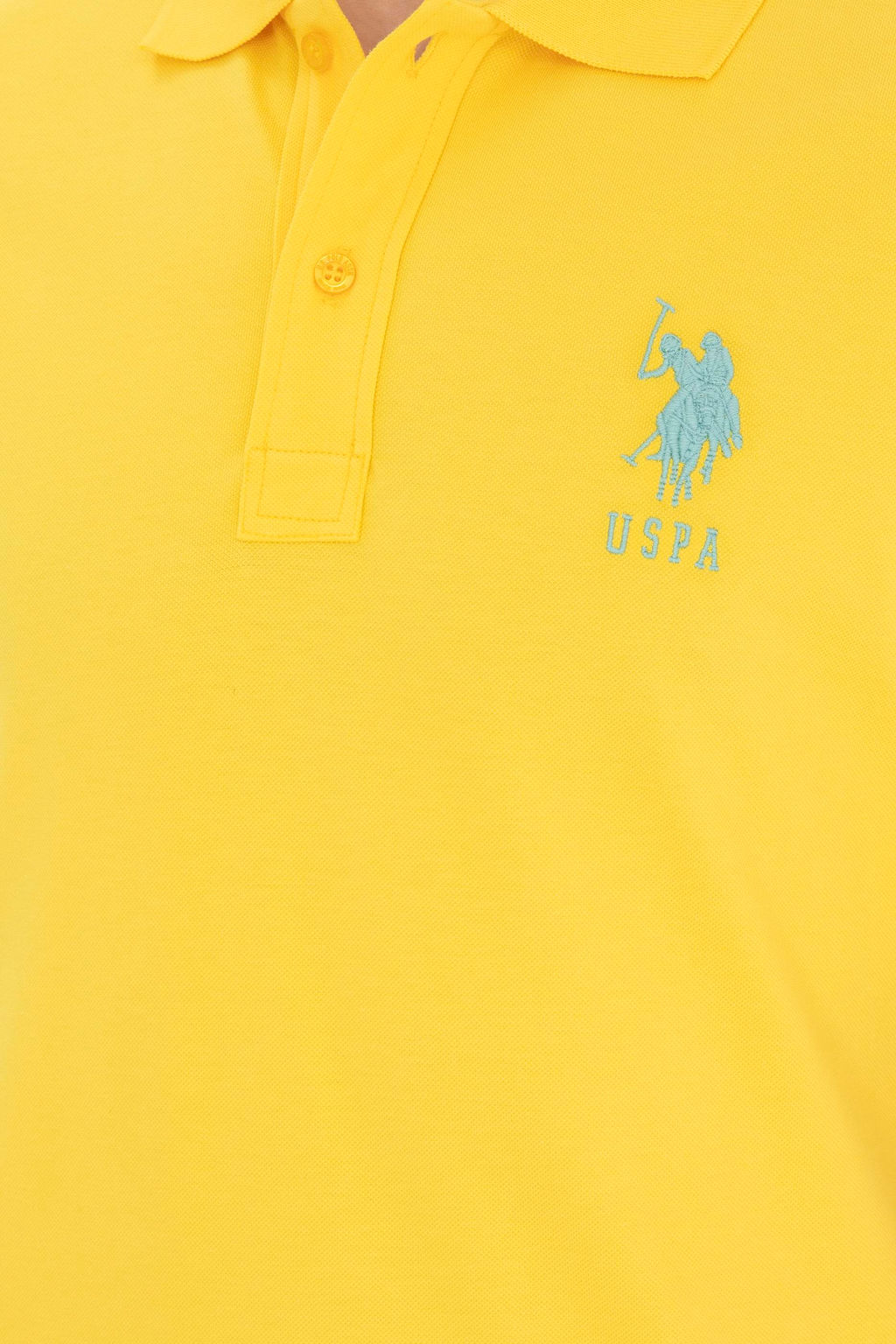 U. S. Polo Assn / Мужская желтая базовая футболка - U.s. polo assn фото 14