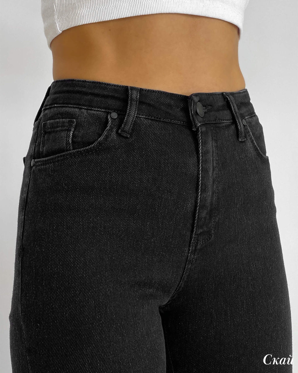 Джинсы Скай (черный) Турция - Nadi bordo фото 3