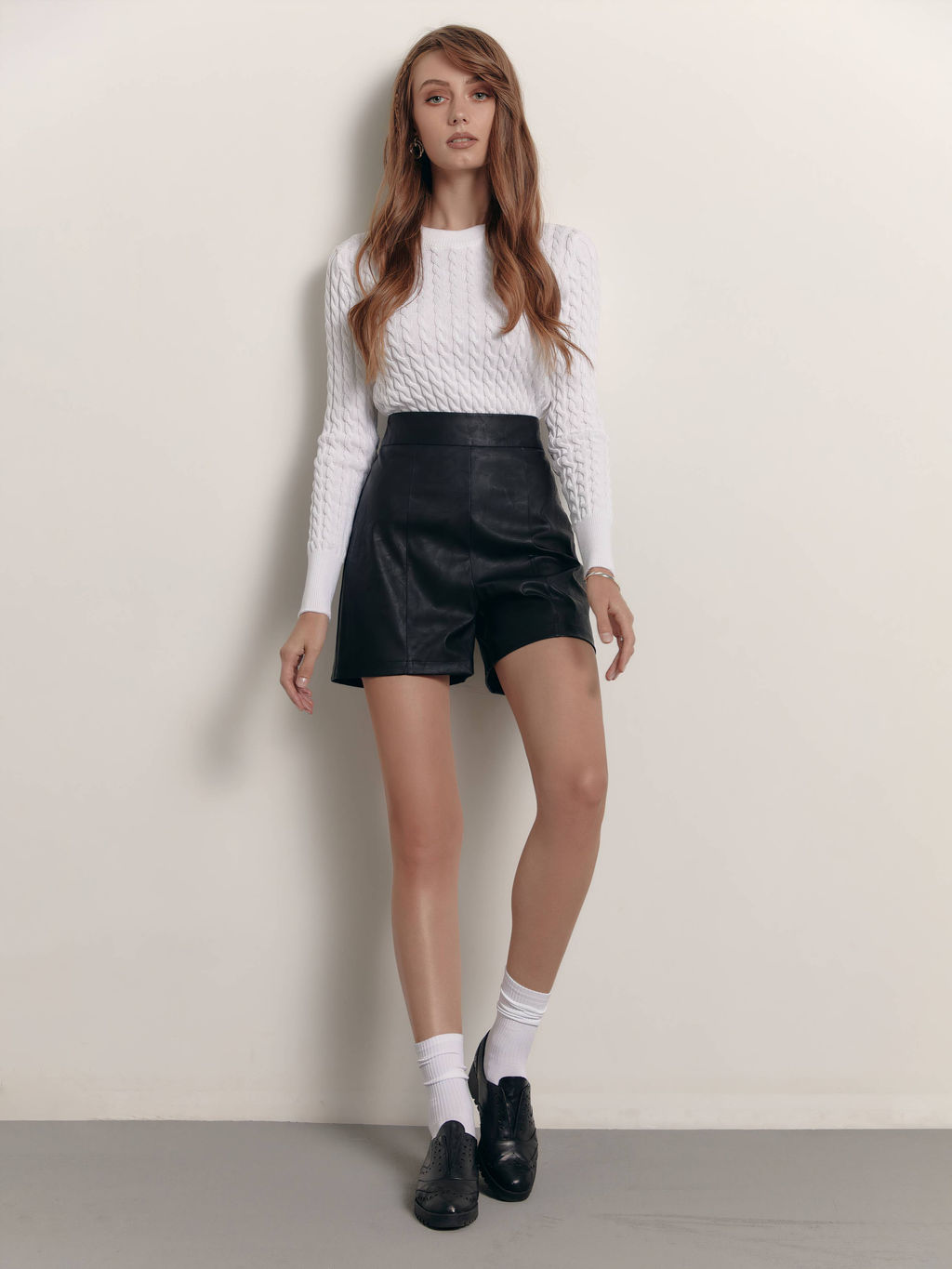 CONTE Шорты под кожу А-силуэта LS 1423 black black