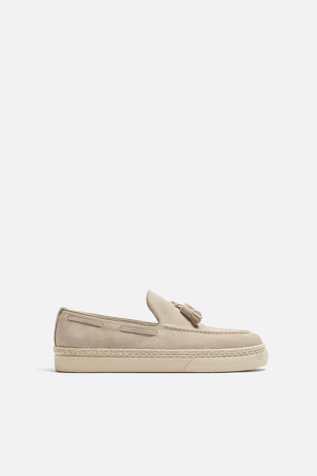 CASUAL LEATHER LOAFERS WITH TASSELS - Zara фото 7