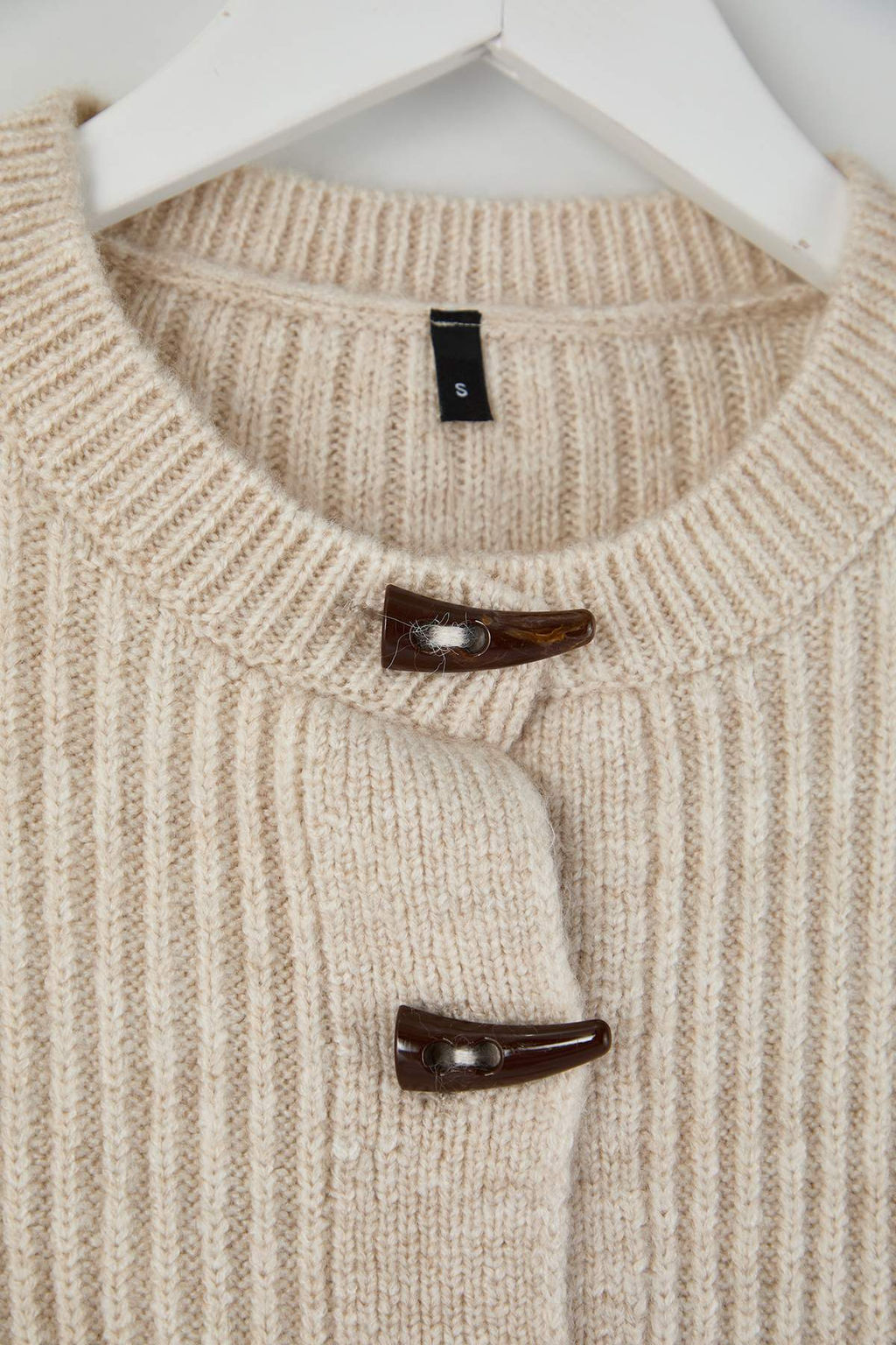 Haki Yumusak Dokulu Dugme Detayl? Triko H?rka TWOAW26HI00093 - Trendyolmilla фото 8