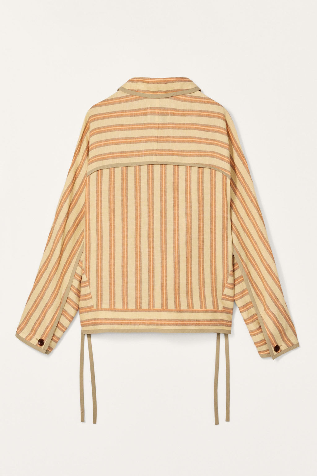 STRIPED LINEN JACKET - LIMITED EDITION - Zara фото 7