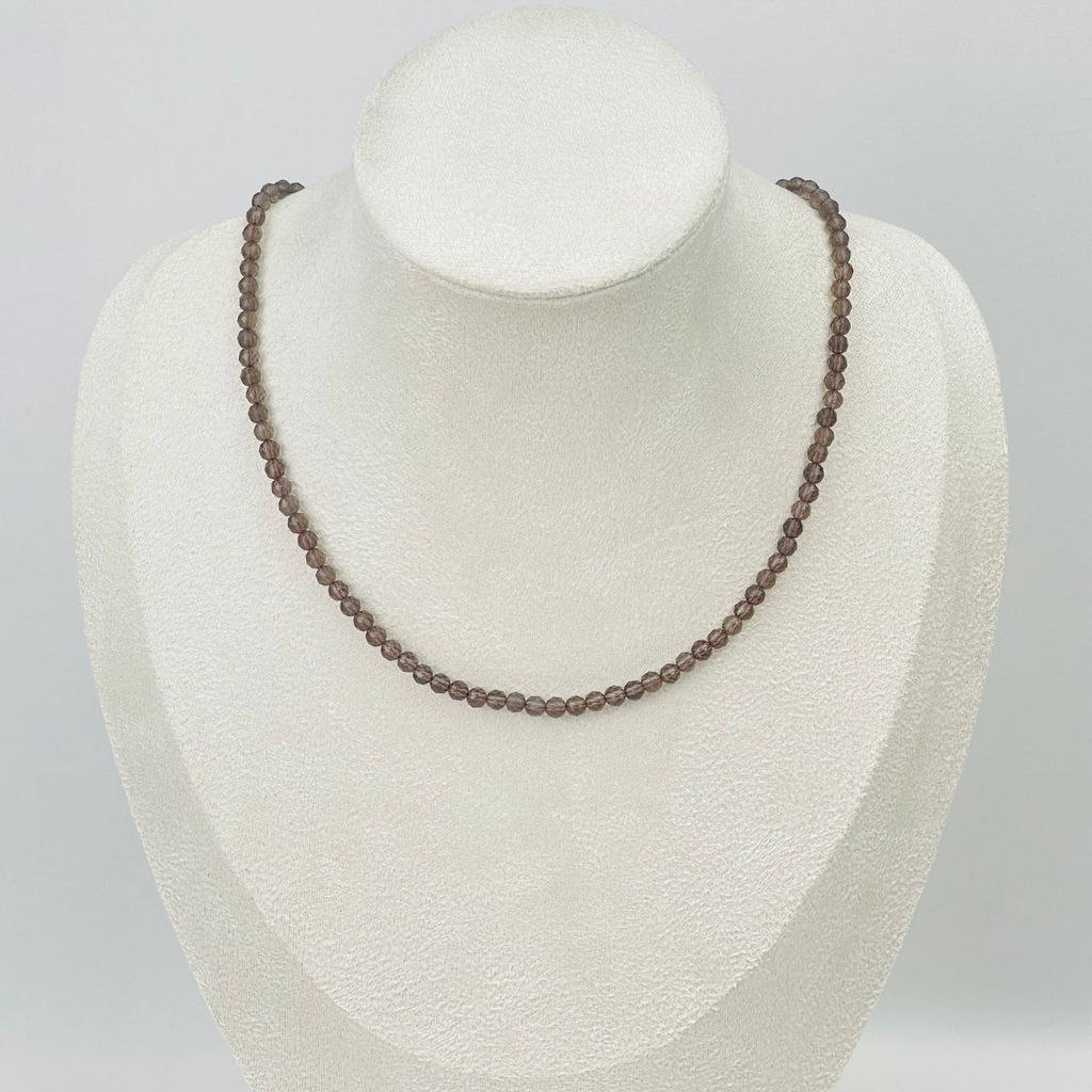 Колье из Раухтопаза 40 см +