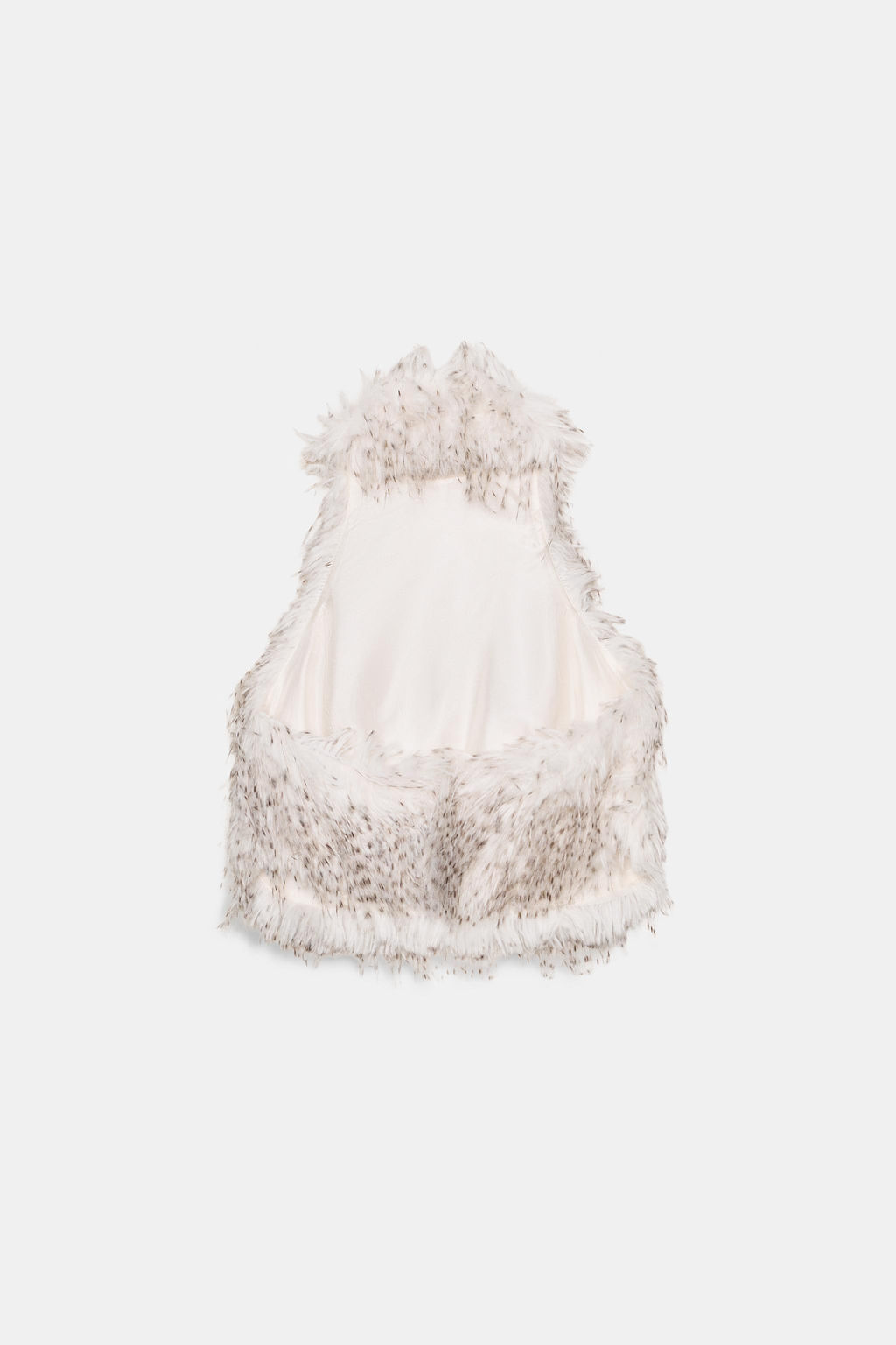 FAUX FUR HALTER TOP - Zara фото 9
