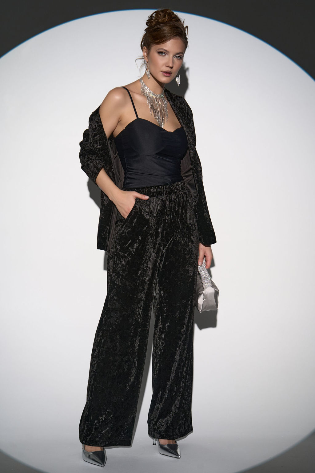 Брюки Эдит (чёрный) - Эльза фото 6