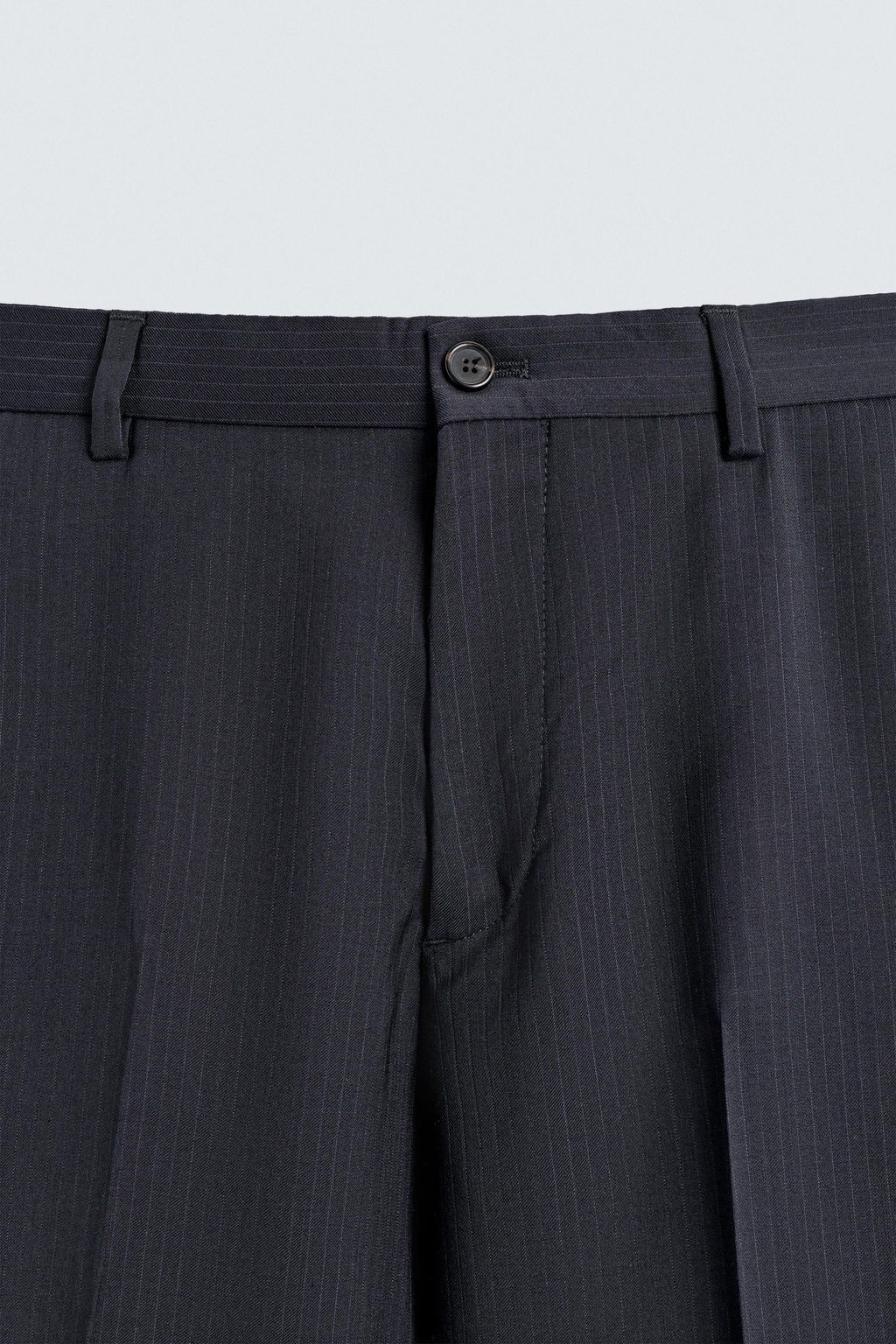PANTAL?N TRAJE RAYA DIPLOM?TICA 100% LANA / Marino - Zara фото 7