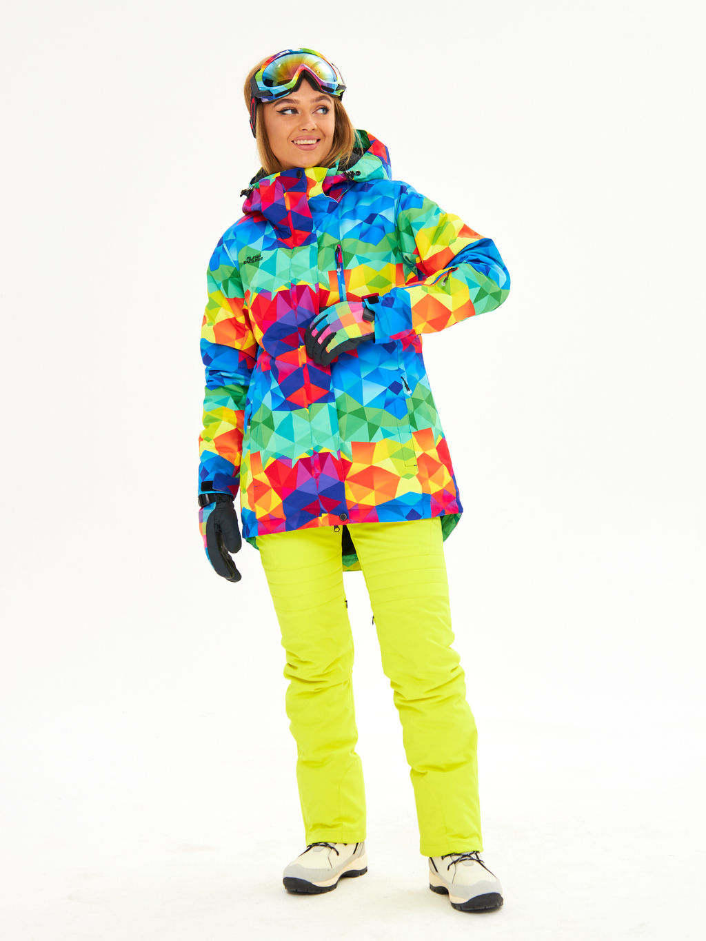Женская горнолыжная сноубордическая куртка Alpha Endless Ultra Chaleur SNB 423/316_6 Разноцветный  фото 33