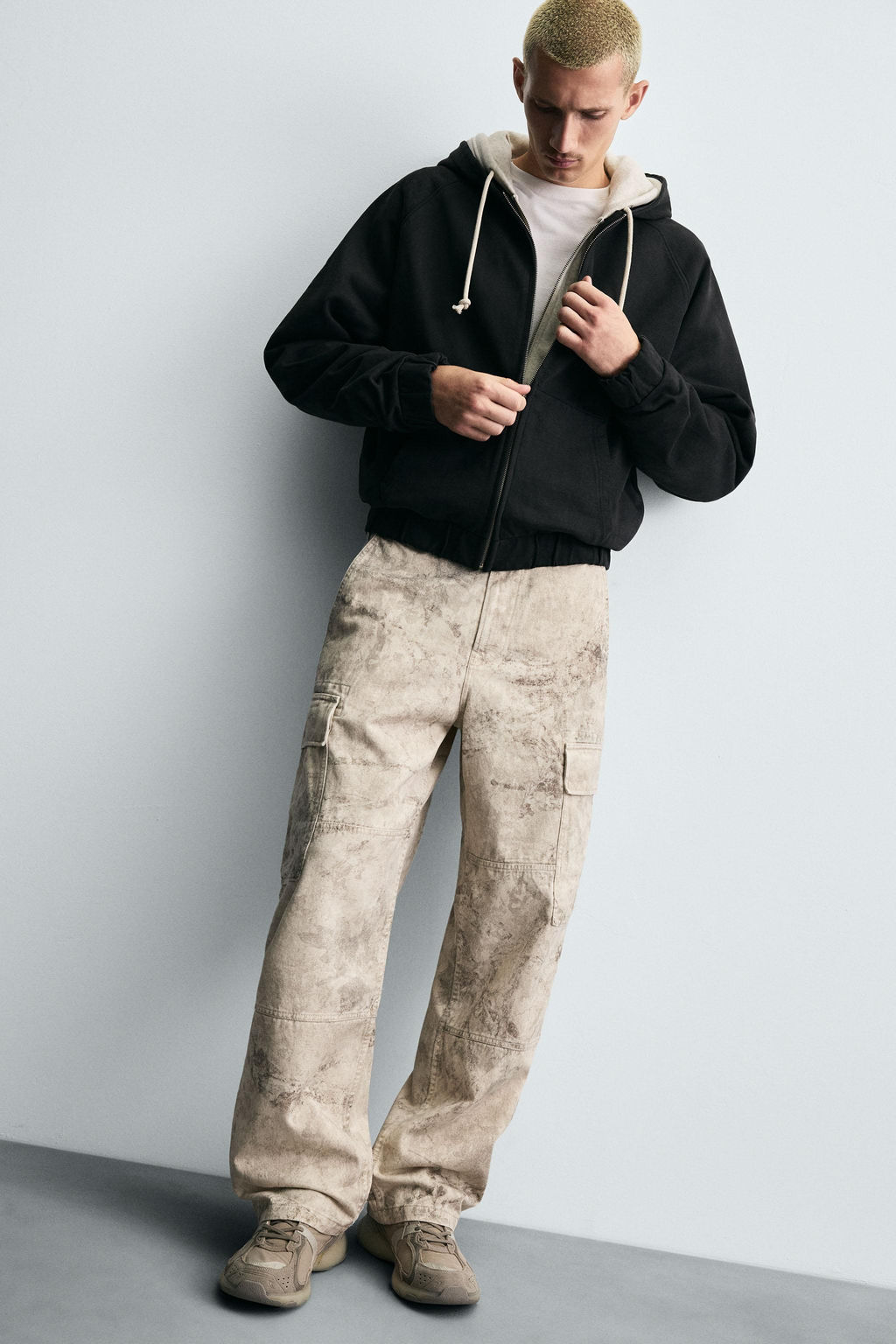 STRAIGHT-LEG CARGO TROUSERS - Zara фото 5