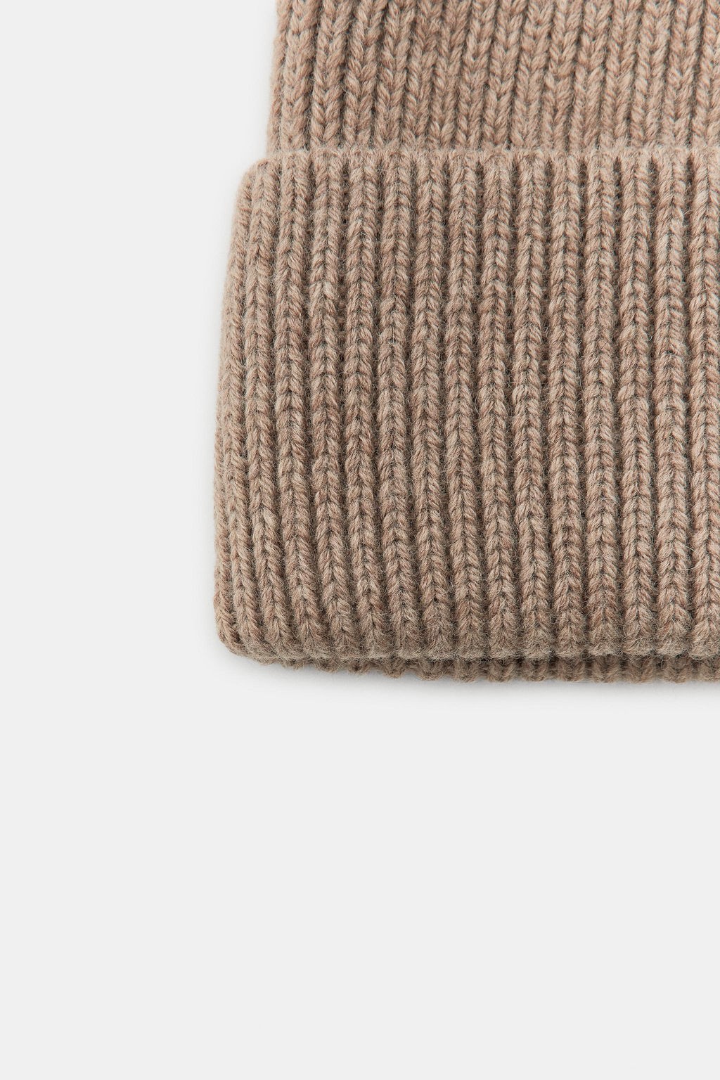 RIBBED TURN-UP BEANIE - Zara фото 2